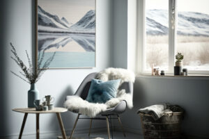 decoracao escandinava no inverno