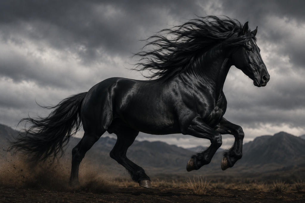 dreaming about a black horse